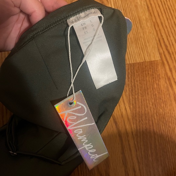 army green bikini top. brand new still with tags. very cute and flattering - Picture 3 of 3